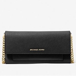 Michael Kors Jet Set Medium Saffiano Leather 2-in-1 Convertible Crossbody